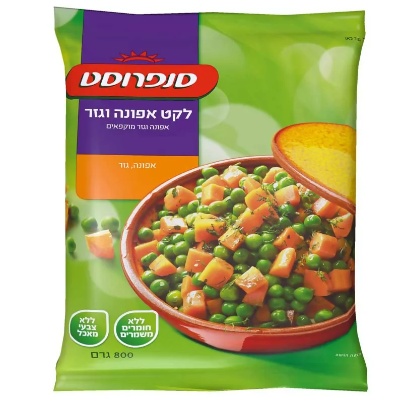 לקט אפונה וגזר סנפרוסט | 800 גרם